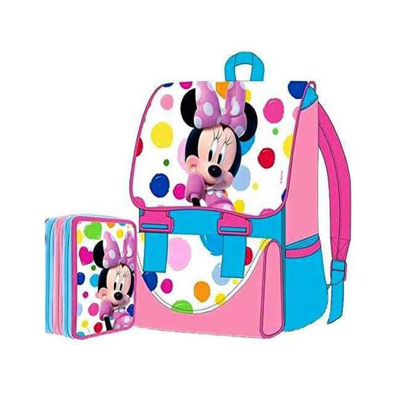 MINNIE KIT ZAINO ESTENSIBILE CON ASTUCCIO 3 ZIP 