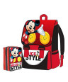 MICKEY MOUSE KIT ZAINO ESTENSIBILE CON ASTUCCIO 3 ZIP 