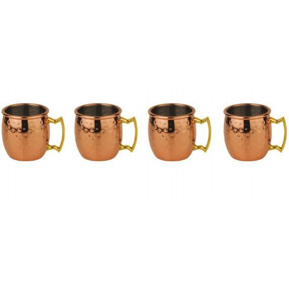 Paderno mini moscow mule mug martellato placcato rame ml.60 pezzi 4