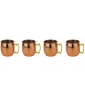 Paderno mini moscow mule mug martellato placcato rame ml.60 pezzi 4