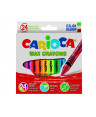 CARIOCA SET 24 PASTELLI A CERA WAX CRAYONS PEZZI 6