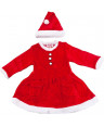 SANTA CLAUS SET 2 PEZZI ABITO GIRL