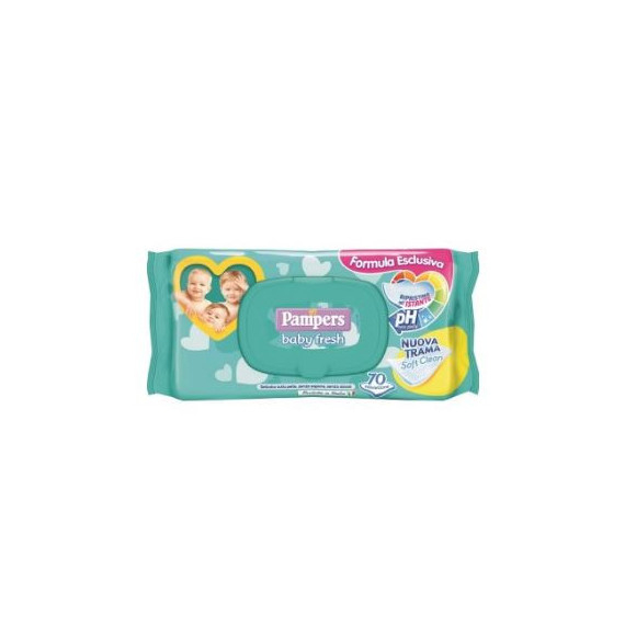 PAMPERS SALVIETTE BABY FRESH PEZZI 70