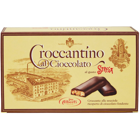 CROCCANTINO AL CIOCCOLATO CON LIQUORE STREGA GR.300