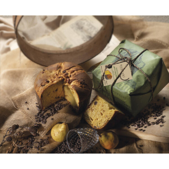 BORSARI PANETTONE PERA E CIOCC.IN INCARTATO  KG.1