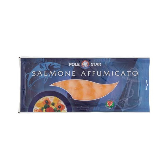 POLE STAR SALMONE NORVEGESE AFFUMICATO PREAFFETTATO GR.200