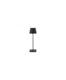 LAMPADA LED KELLY GRIGIA RICARICA USB CM.10X10 H.38