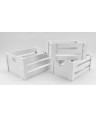 CASSETTO LEGNO BIANCO CM 34X12 H9