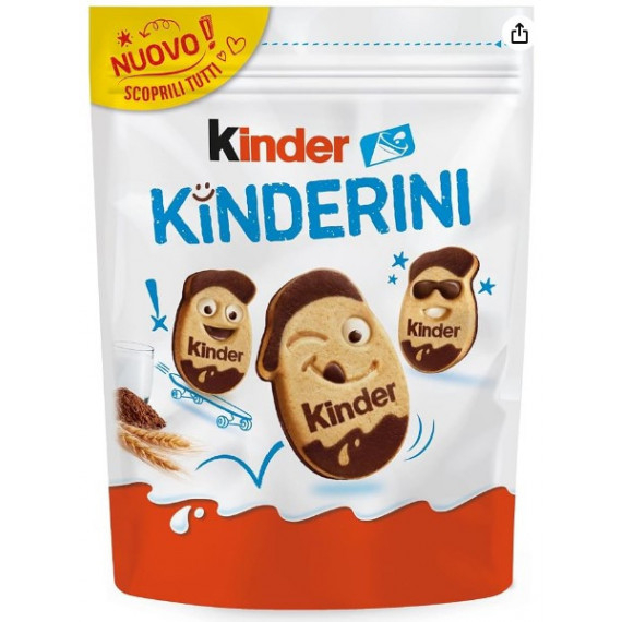 KINDER BISCOTTI KINDERINI SACCHETTO GR.250