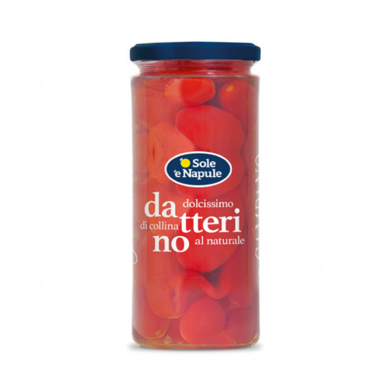 Datterino rosso al naturale (vetro) 12x560 grammi 