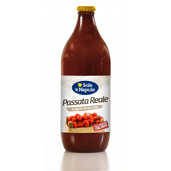 Passata "Reale" bottiglia tipo birra (vetro) 12x660 grammi