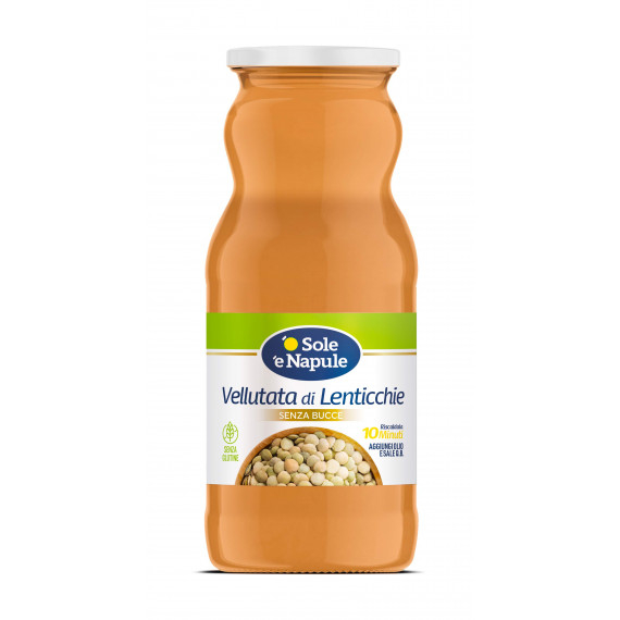 Vellutata di lenticchie decorticate (vetro) 12x350 grammi