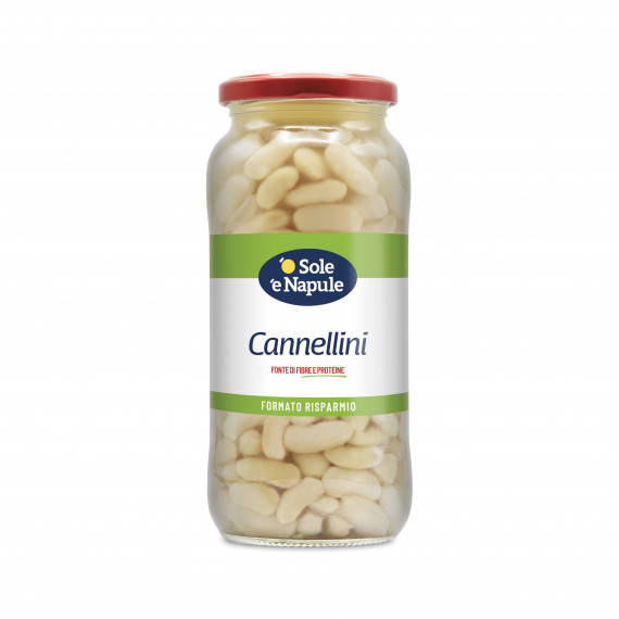 Cannellini lessati (vetro) "Formato risparmio" 12x540 grammi