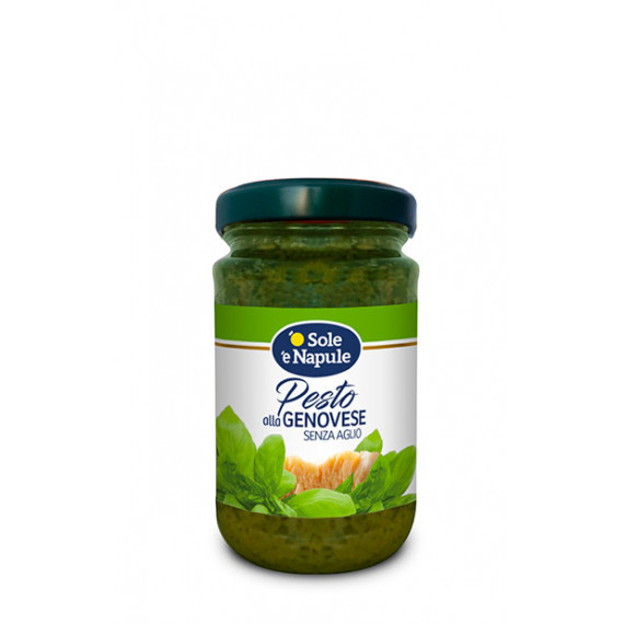 Buon pesto di basilico alla genovese (vetro) 12x190 grammi