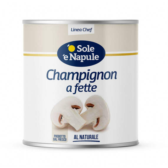 Funghi champignon al naturale - Linea Chef 6x2500 grammi