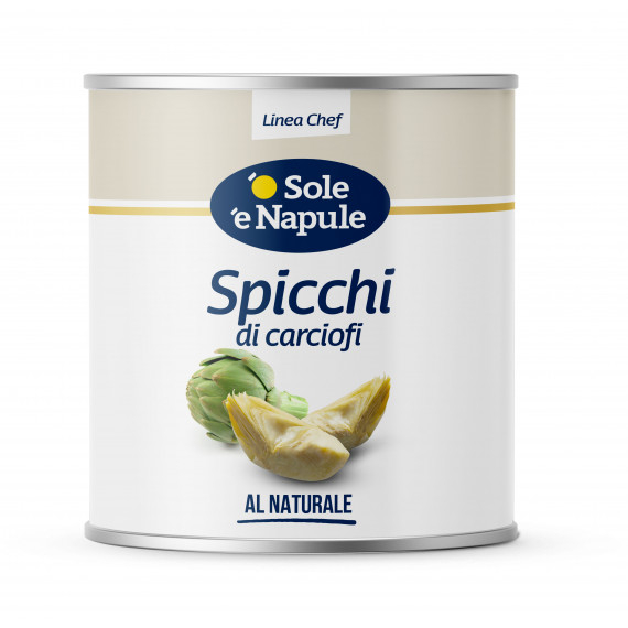 Carciofi a spicchi al naturale - Linea Chef 6x2600 grammi