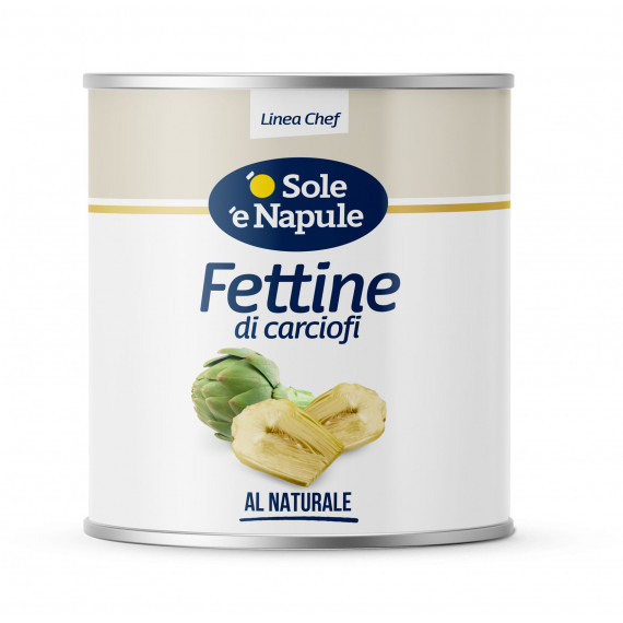 Carciofi a fettine al naturale - Linea Chef 6x2600 grammi