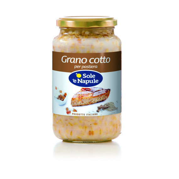 Grano cotto per pastiera (vetro) 12x560 grammi