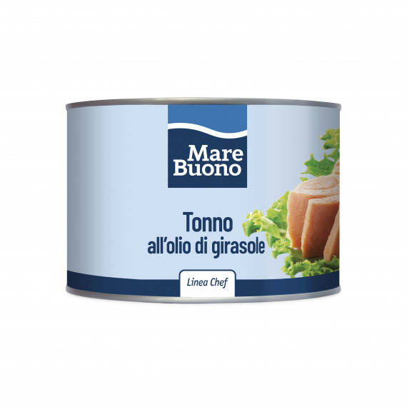 Tonno "Mare buono" in olio di girasole (latta) - Linea Chef 6x1730 grammi