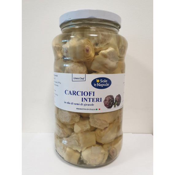 Carciofi interi in olio di girasole -Linea Chef 2x2900 grammi