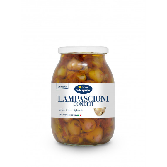 Lampascioni conditi in olio di girasole - Linea Chef 6x960 grammi