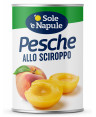 Pesche sciroppate (latta) a strappo 12x400 grammi