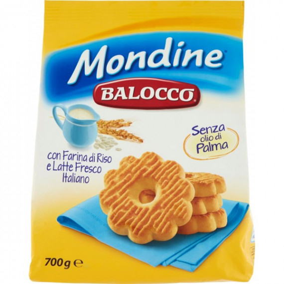 BALOCCO MONDINE BISCOTTI FROLLINI BUSTA GR.700