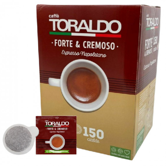 TORALDO CAFFE IN CIALDE FORTE E CREMOSO PEZZI 150