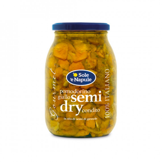 Copia di Pomodorino giallo semy dry in olio di girasole (vetro) - Linea Chef 6x960 grammi