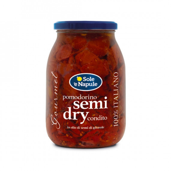 Copia di Pomodorino semy dry in olio di girasole (vetro) - Linea Chef 6x960 grammi