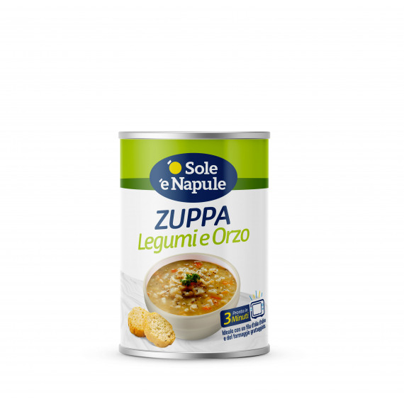 Copia di Zuppa di cereali con legumi e orzo (strappo) 12x400 grammi