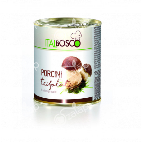 Copia di Porcini trifolati in olio di girasole (strappo) - Linea Chef 6x800 grammi