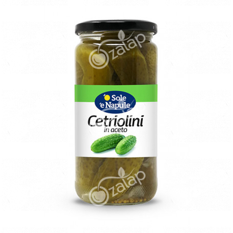 Copia di Cetriolini in aceto (vaso cilindrico) 6x480 grammi