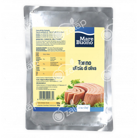 Copia di Tonno "Mare buono" in olio di oliva (busta) - Linea Chef 10x1000 grammi