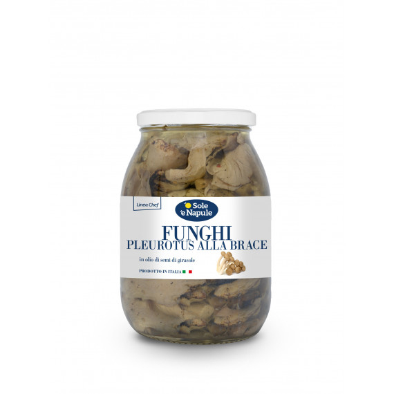 Copia di Funghi Pleurotus alla brace in olio di girasole -Linea Chef 6x960 grammi