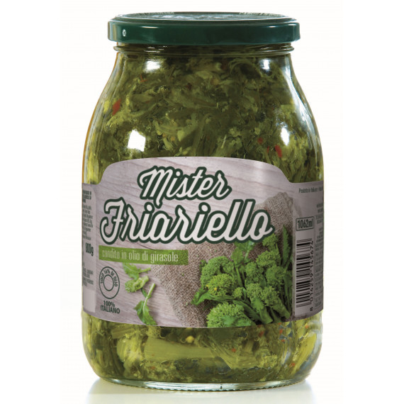 Copia di "Mister friariello" friariello in olio di girasole (vetro) - Linea Chef 6x960 grammi