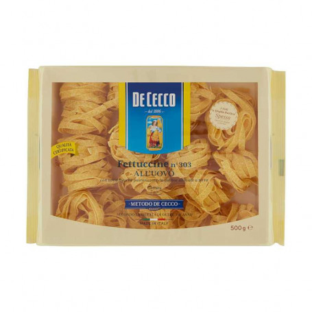 FETTUCCINE ALL'UOVO N.303 GR.500 DE CECCO