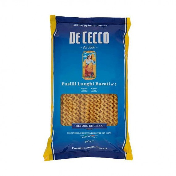 FUSILLI LUNGHI BUCATI N.5 GR.500 DE CECCO