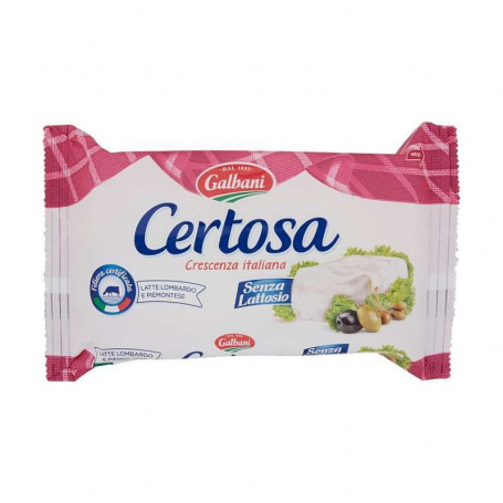 GALBANI CERTOSA CRESCENZA ITALIANA SENZA LATTOSIO GR.165