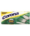 CORONA TOVAGLIOLI MONOVELO 33X33 MAXI SCORTA PZ.180