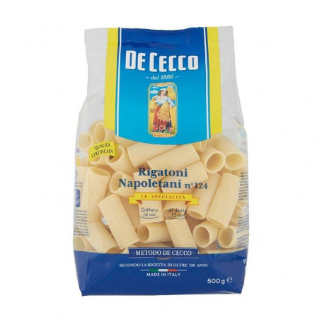 RIGATONI NAPOLETANI N.124 GR.500 DE CECCO