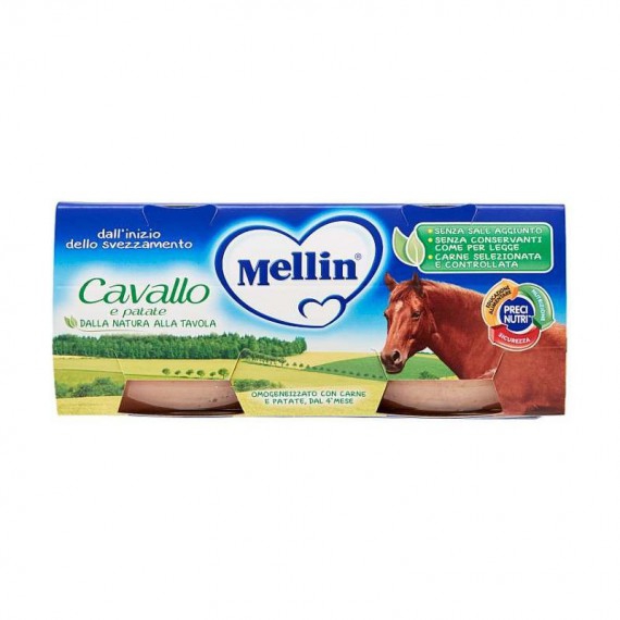 MELLIN OMOGENEIZZATO CAVALLO 2X80 GR.