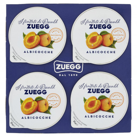 ZUEGG CONFETTURE POKER ALBICOCCA 4X25GR.