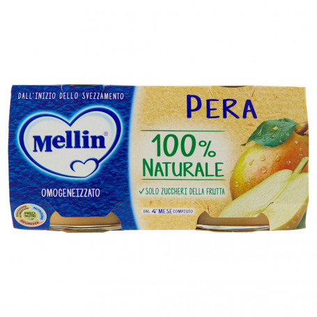 MELLIN OMOGENEIZZATO PERA 2X100 GR.