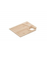 LEONE PIATTO BAMBOO CON PORTABICCHIERE CM.18X15 PEZZI 6