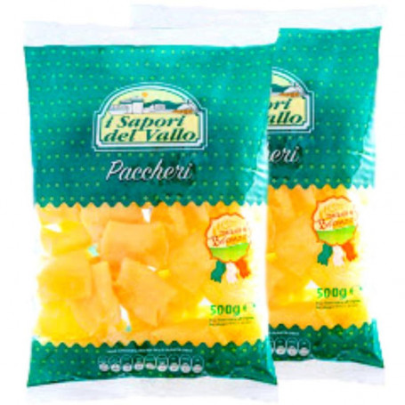 I SAPORI DEL VALLO PACCHERI PASTA FRESCA DI SEMOLA GR.500