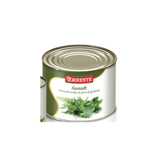 LA TORRENTE FRIARIELLI BROCCOLI IN OLIO SEMI DI GIRASOLE KG.1,85