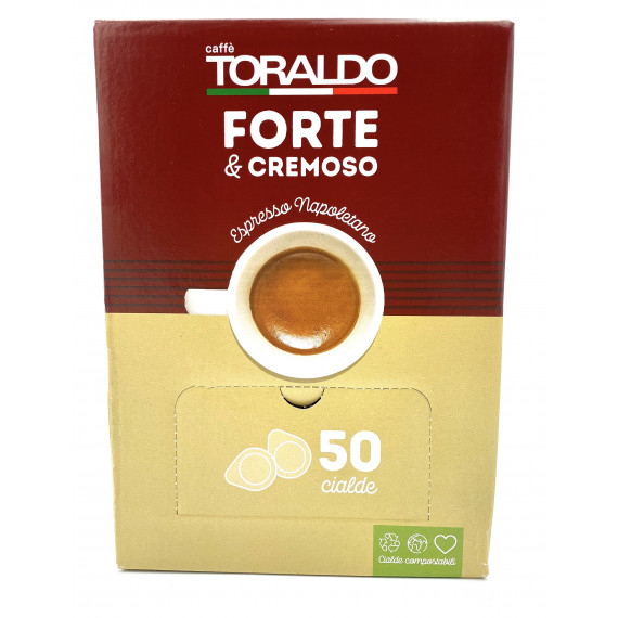 TORALDO CAFFE IN CIALDE FORTE E CREMOSO PEZZI 50