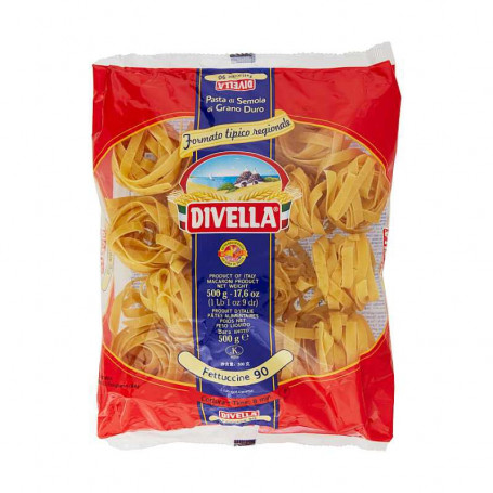 DIVELLA FETTUCCINE NIDI DI SEMOLA N.90 GR.500 DIVELLA