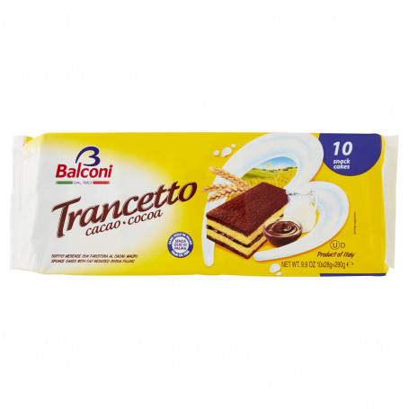 BALCONI TRANCETTO CACAO PEZZI 10 GR.280